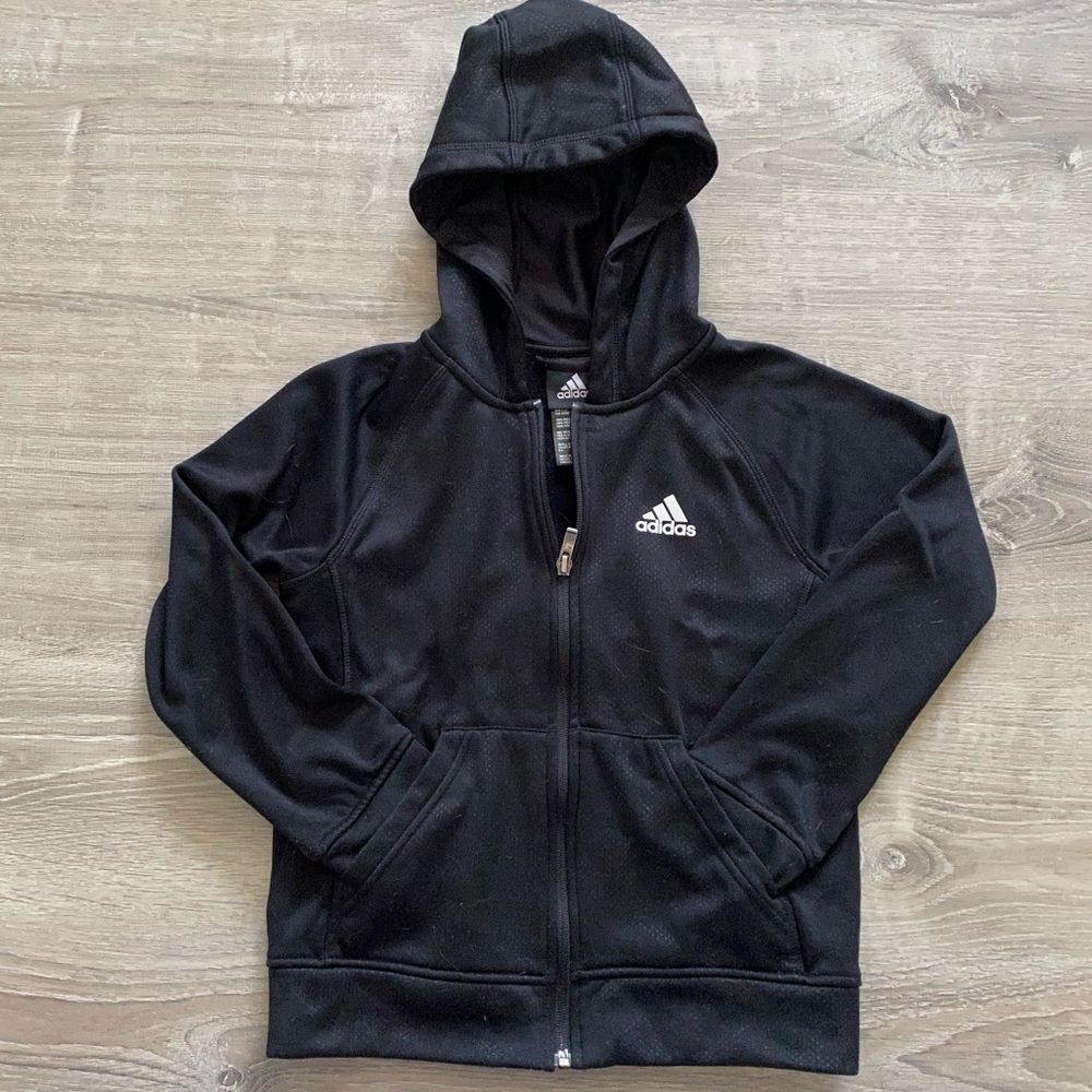 EUC boys adidas zip up sweatshirt